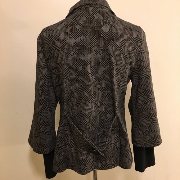 Joseph Ribkoff Black/Taupe Jacket - Picture 5 of 12